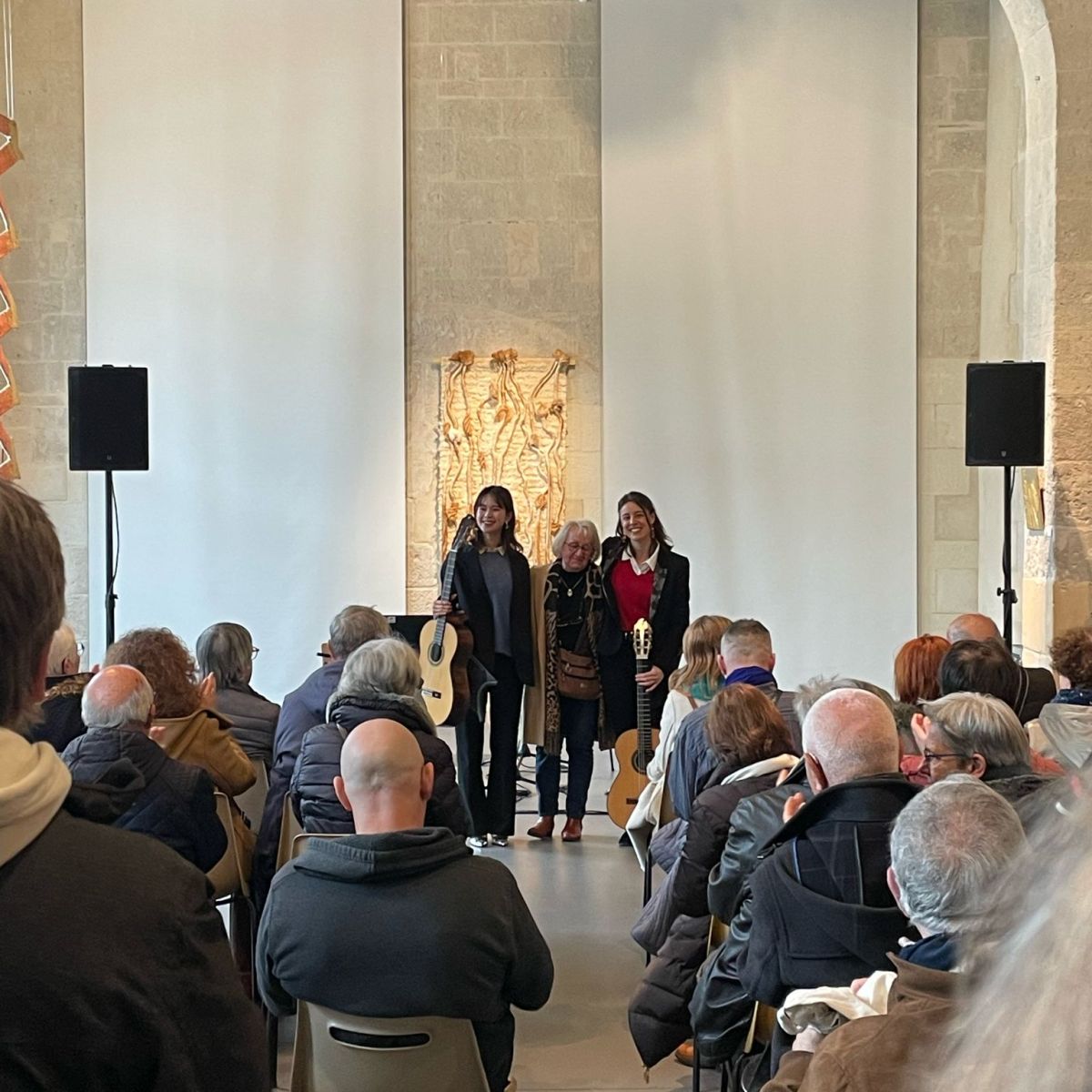 Concierto en la exposición de Jacqueline&nbsp;Trubert