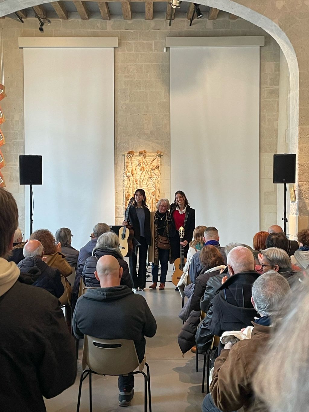 Concierto en la exposición de Jacqueline&nbsp;Trubert