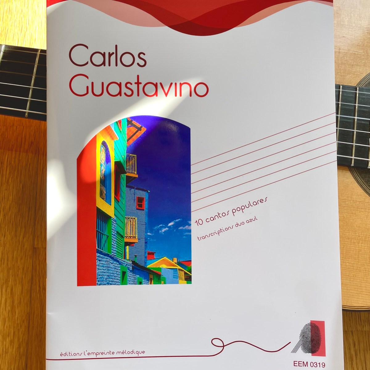 Publicación de una transcripción de Carlos&nbsp;Guastavino